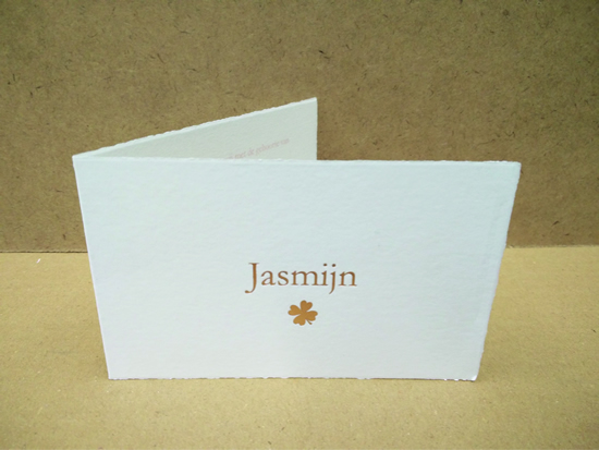 Geboortekaart Jasmijn